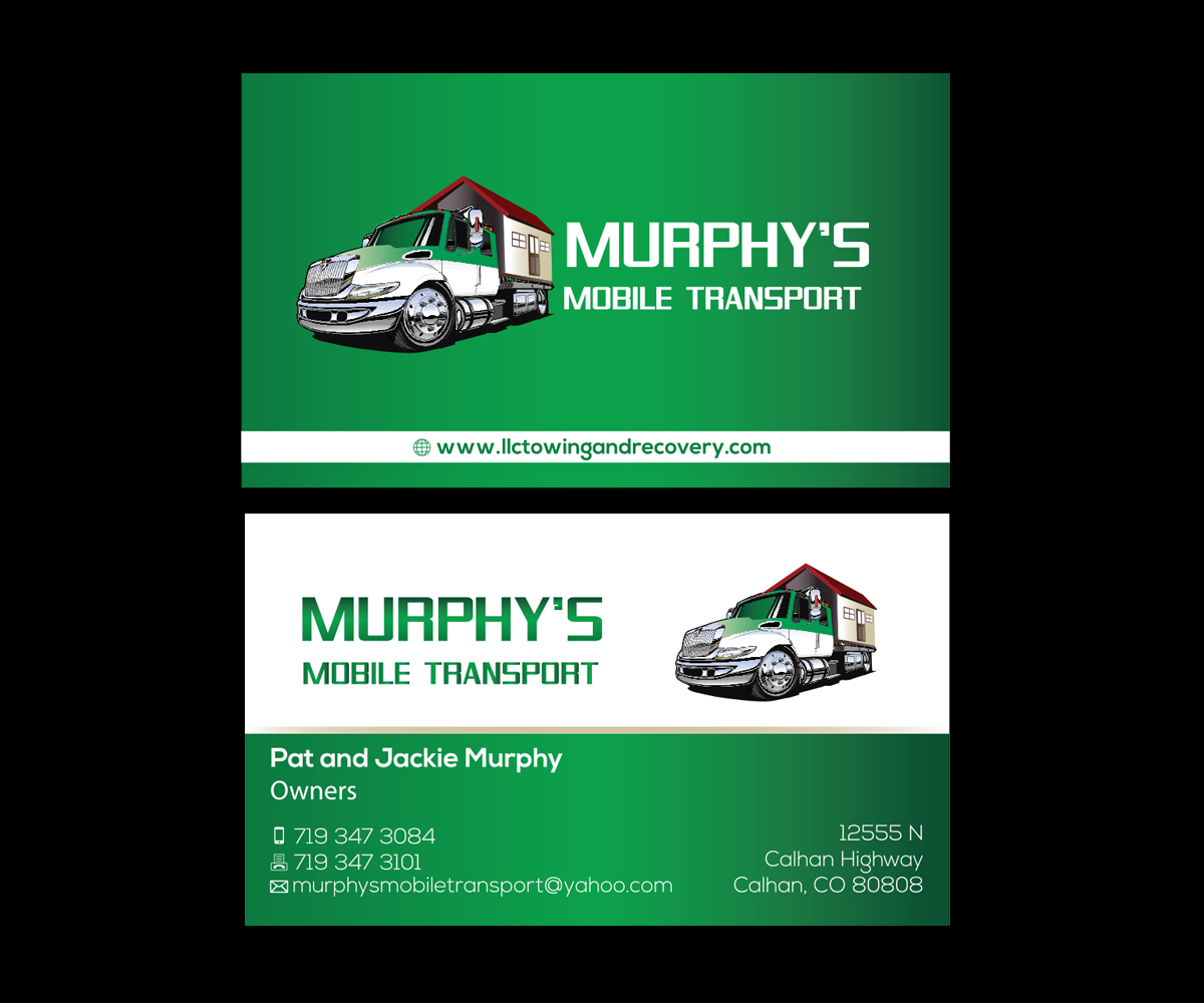 transportation business cards