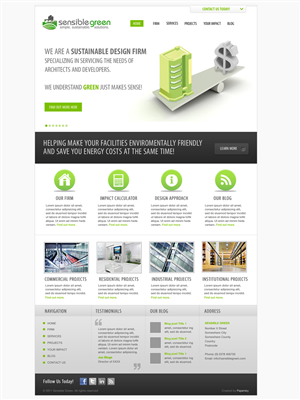 Web Design by Papersky for this project | Design: #296588