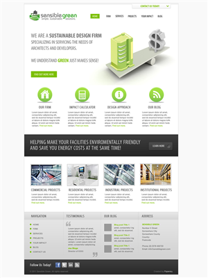 Web Design by Papersky for this project | Design: #296590