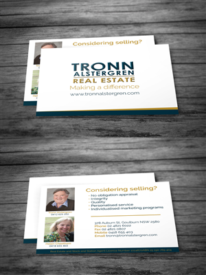 Letterbox promotional card | Postcard Design by Manke Creative