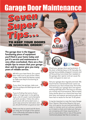 Information Flyer for garage door company | Flyer Design by the artworks