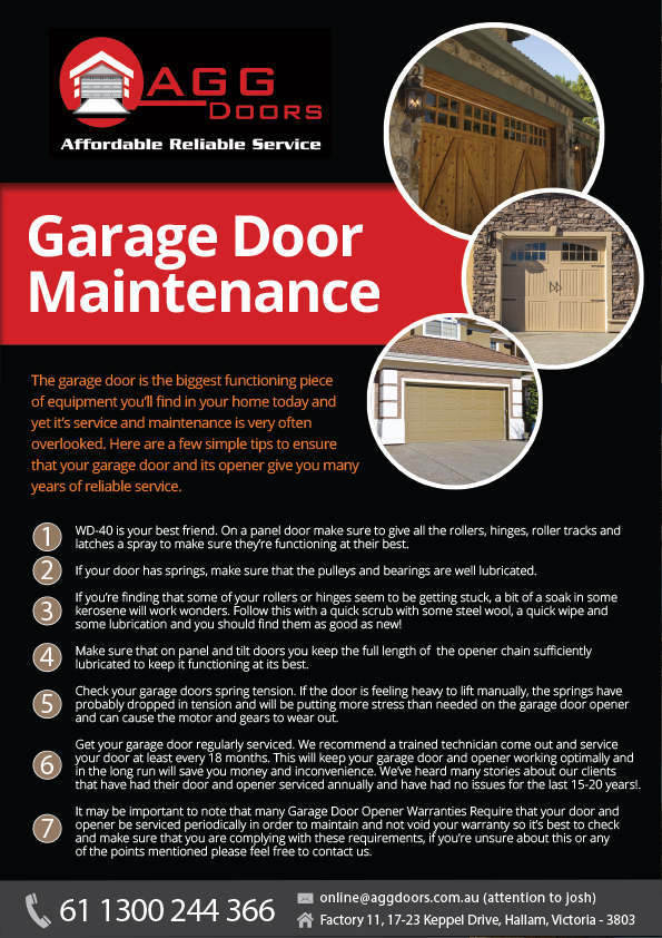 Elegant Playful Flyer Design For Agg Doors Pty Ltd By Eden B Flyer Design By Eden B For Information Garage Door Company