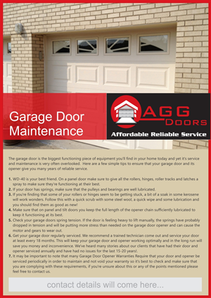 Flyer Design by Dhaval84 for AGG DOORS PTY LTD | Design #5546151