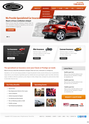 Web Design by pb for Strategy and Action | Design: #1530229