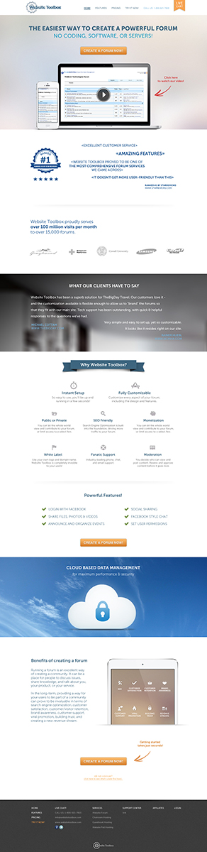 Landing Page Design by LayerLabs for this project | Design #1551948