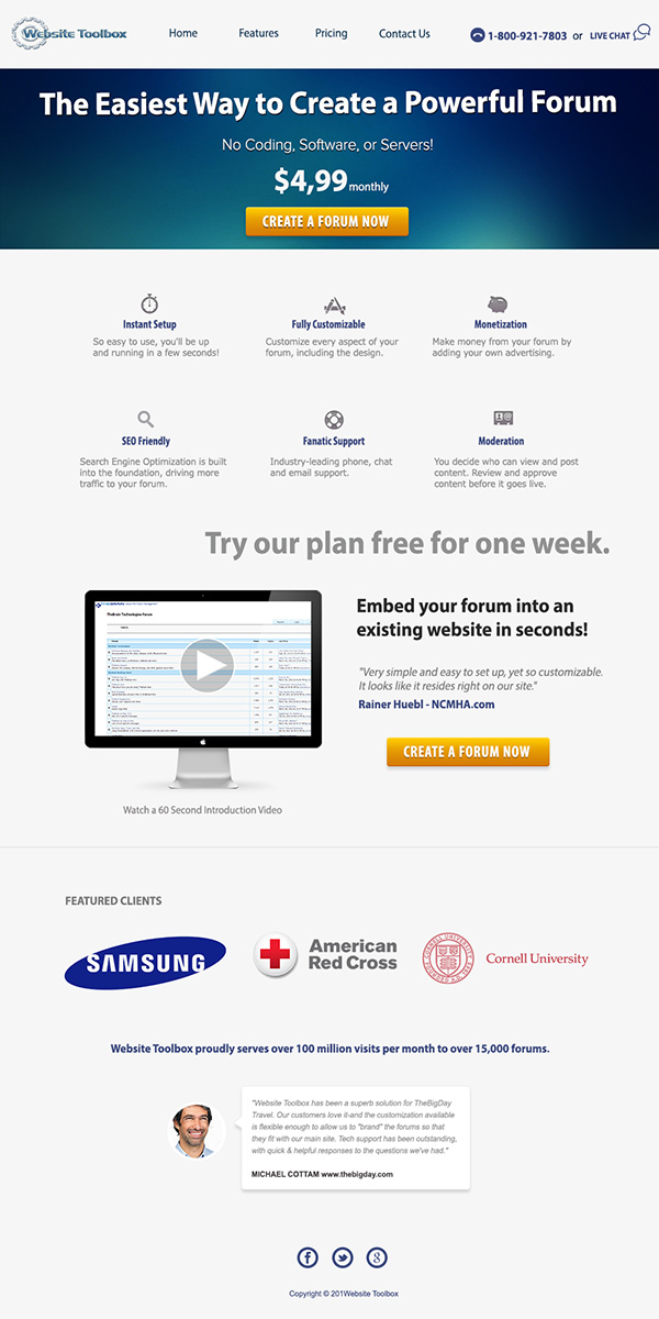 Landing Page Design by Monique Lopes for this project | Design #1549218