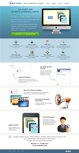 Landing Page Design by Lauren