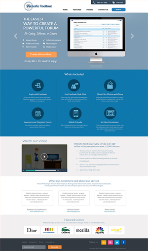 Landing Page Design by bearduo for this project | Design: #1563375
