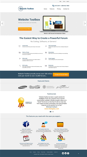 Landing Page Design by pb for this project | Design: #1523135