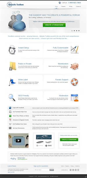 Design de Page d'Accueil par pb pour ce projet | Design : #1523137