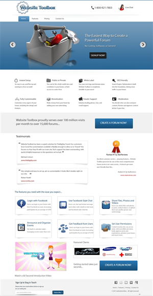 Landing Page Design by pb for this project | Design: #1530240