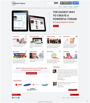 Landing Page Design by pb for this project | Design: #1530242