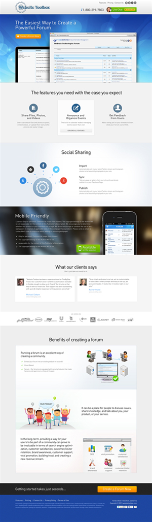Landing Page Design by the-lion-king for this project | Design: #1572106