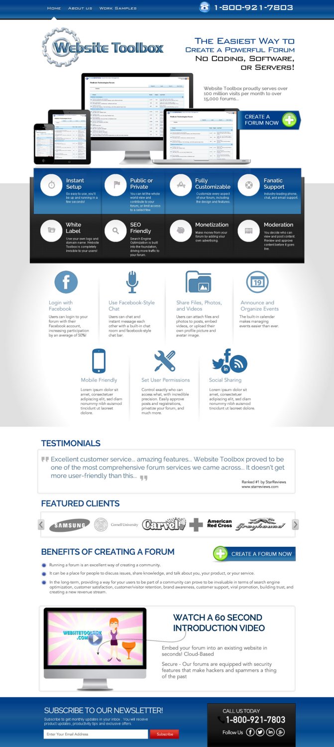 Landing Page Design by TechWise for this project | Design #1541407