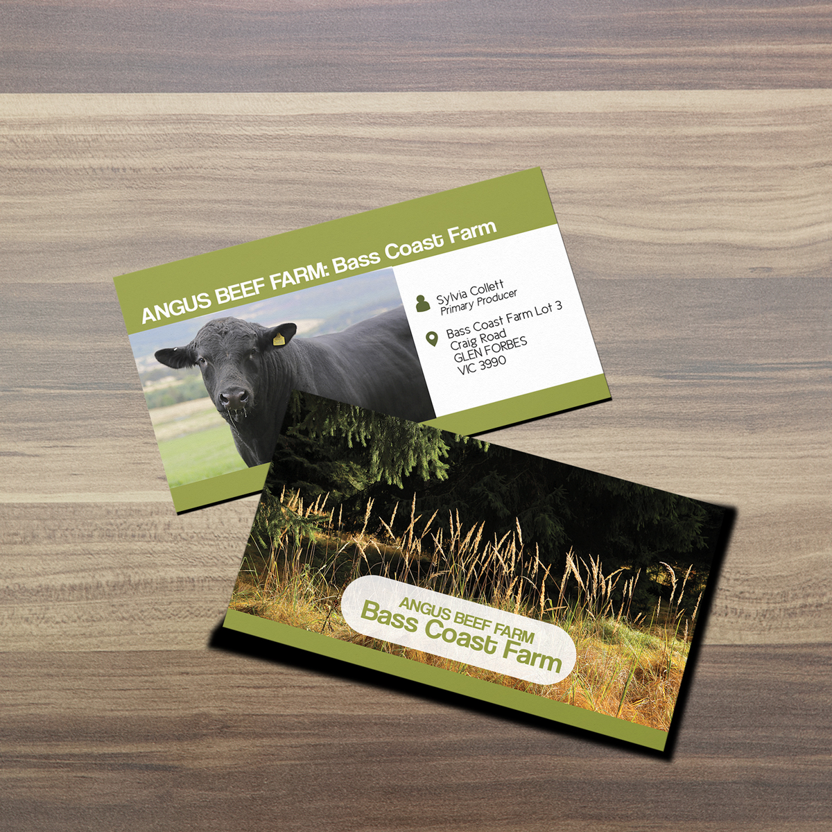 Business Card Design by isabel paoli for Bass Coast Farm Pty Ltd | Design #5514314