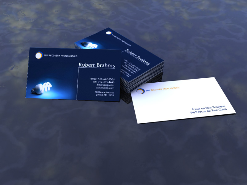 Business Card Design by allegraf for WPI Recovery Professionals | Design #1522657