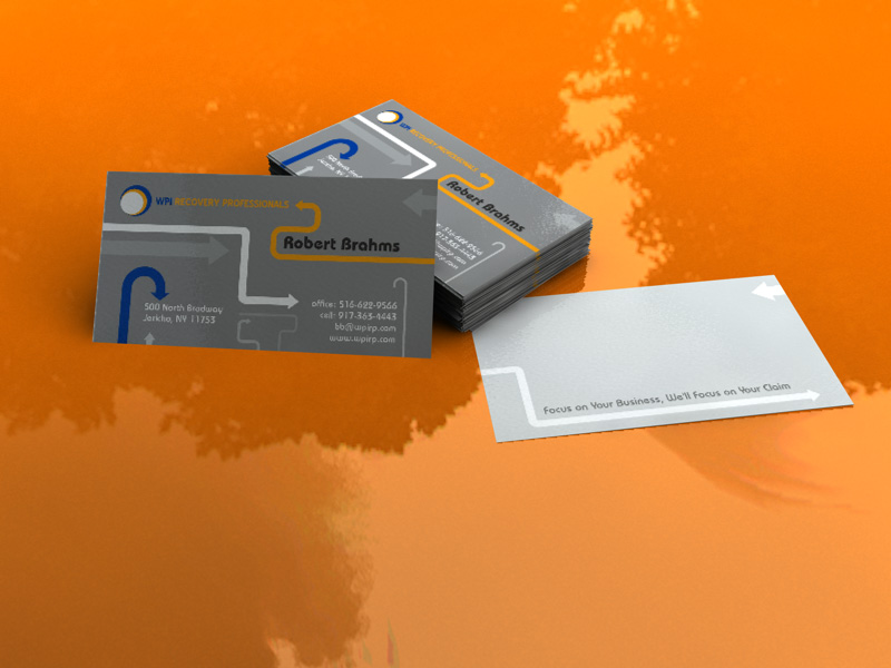 Business Card Design by allegraf for WPI Recovery Professionals | Design #1524079