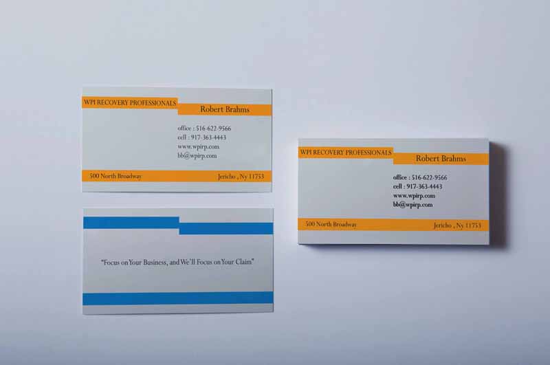 Diseño de Tarjeta de Presentación por denysa91 para WPI Recovery Professionals | Diseño #1518554