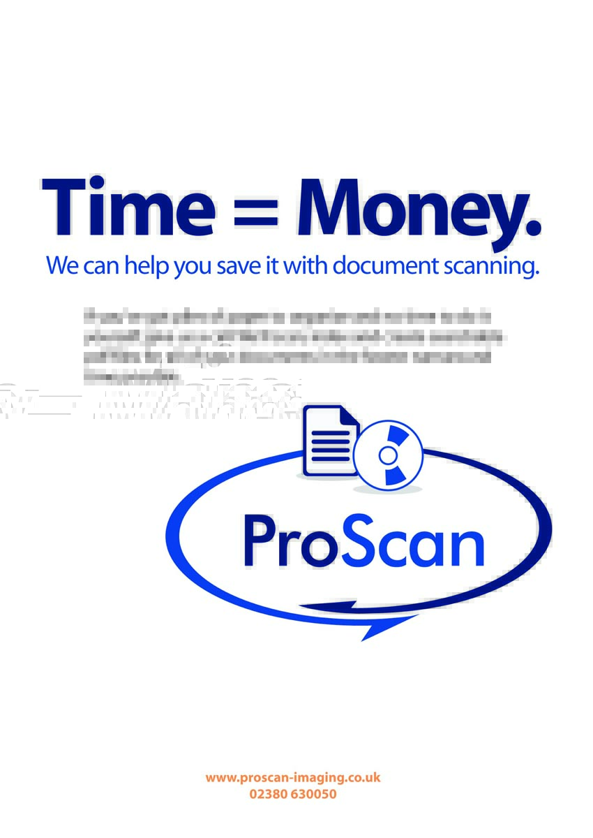 Flyer Design by NemkiStudio for ProScan Document Imaging Ltd | Design #5540568