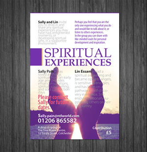 Spiritual Support flyer design | Diseño de Flyer por Victor_pro