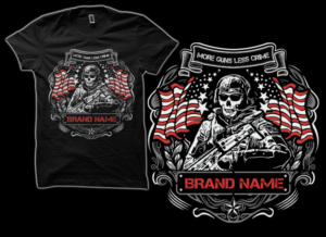 International firearm brand needs t-shirt designs