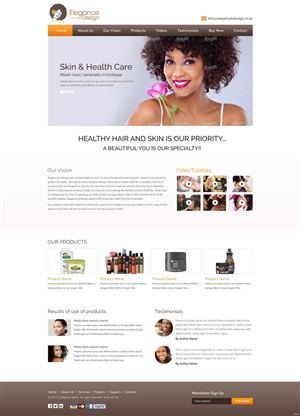 Web Design par pb pour ce projet | Design : #5529000