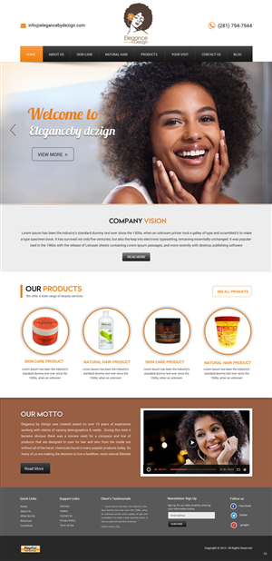 Web Design par pb pour ce projet | Design : #5536656