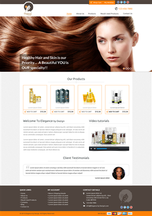 Web Design par Akrutishah pour ce projet | Design : #5540605