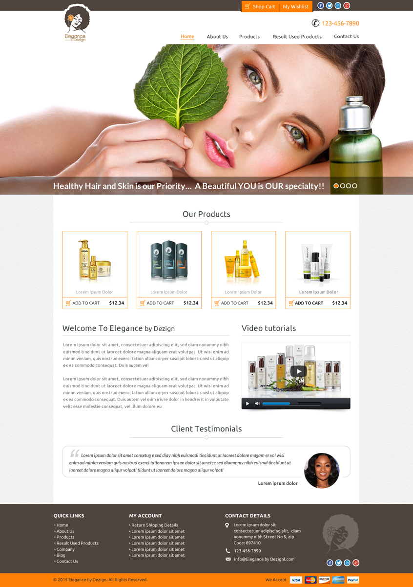Diseño Web por Akrutishah para este proyecto | Diseño #5540608