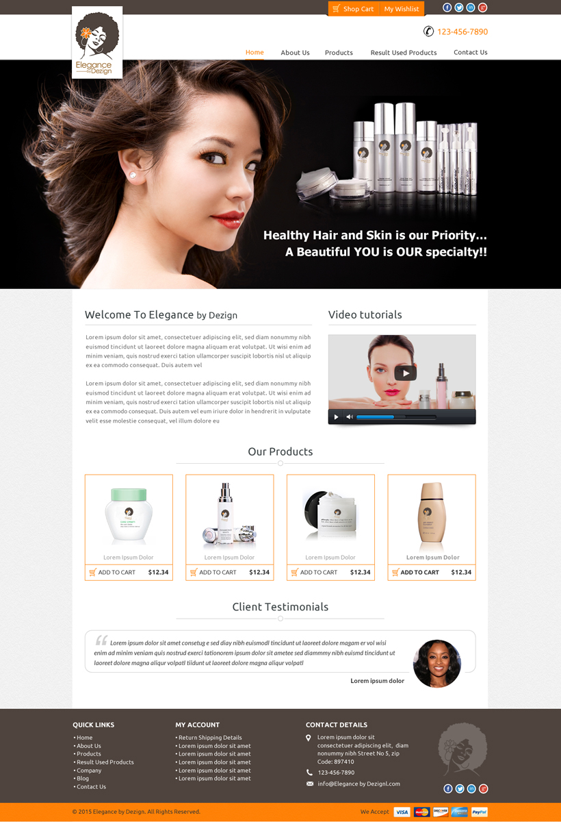 Web Design by Akrutishah for this project | Design #5547358
