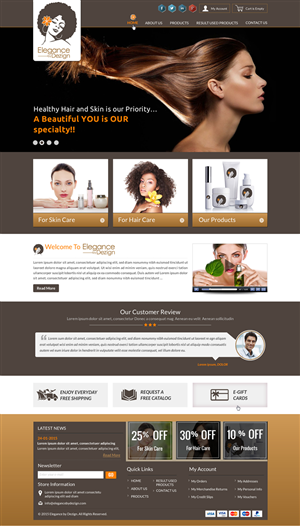 Web Design par Akrutishah pour ce projet | Design : #5547872