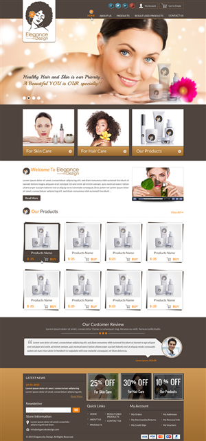 Web Design par Akrutishah pour ce projet | Design : #5555302