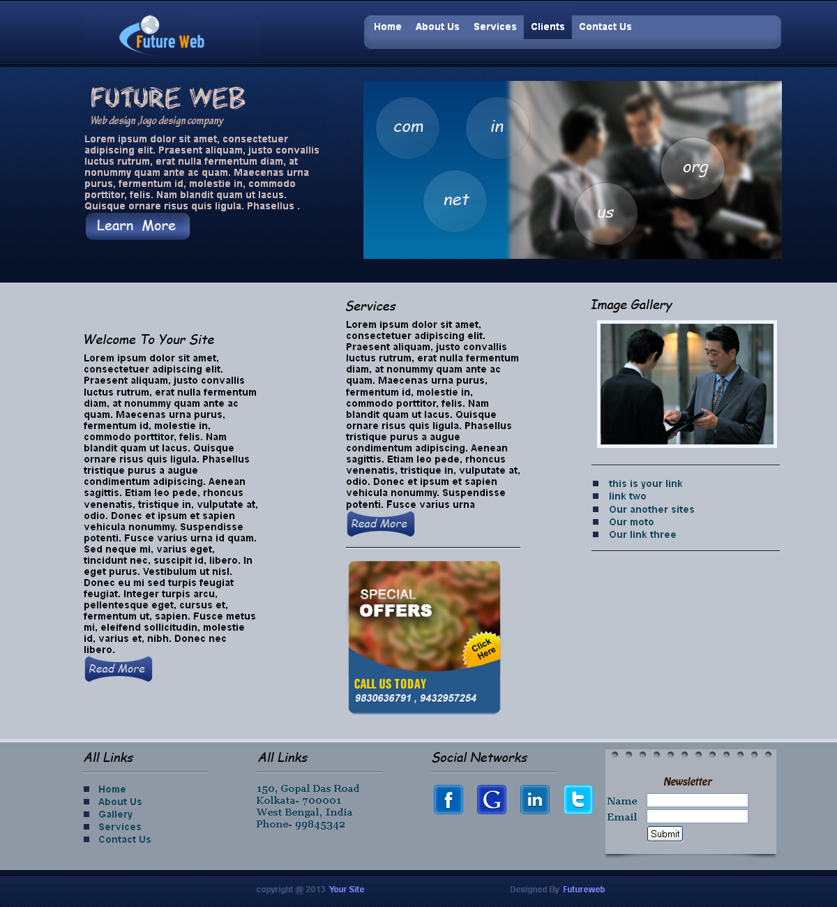 Web Design by saikat for this project | Design #1532685