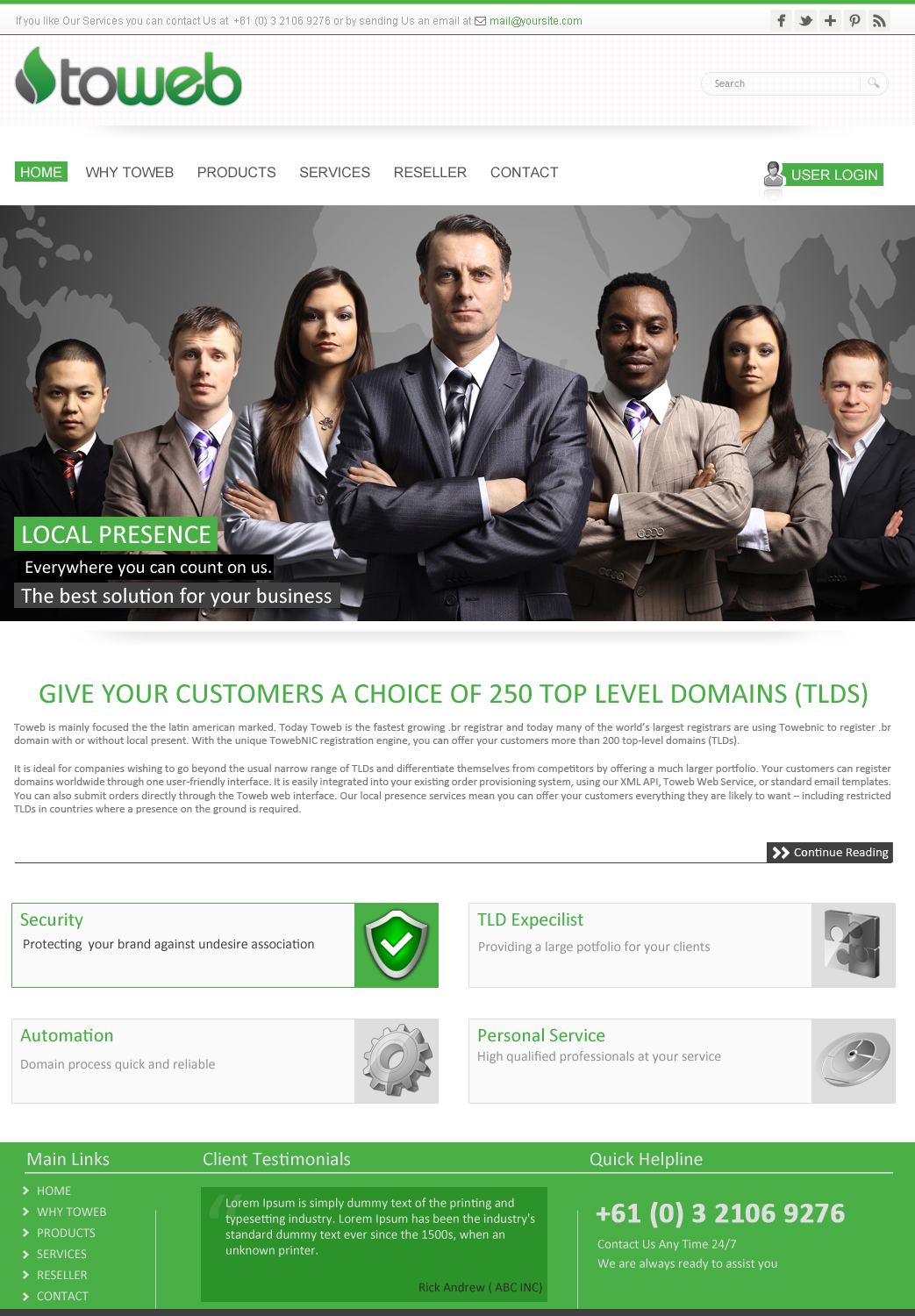 Web Design by mbhardwaj for this project | Design #1535319