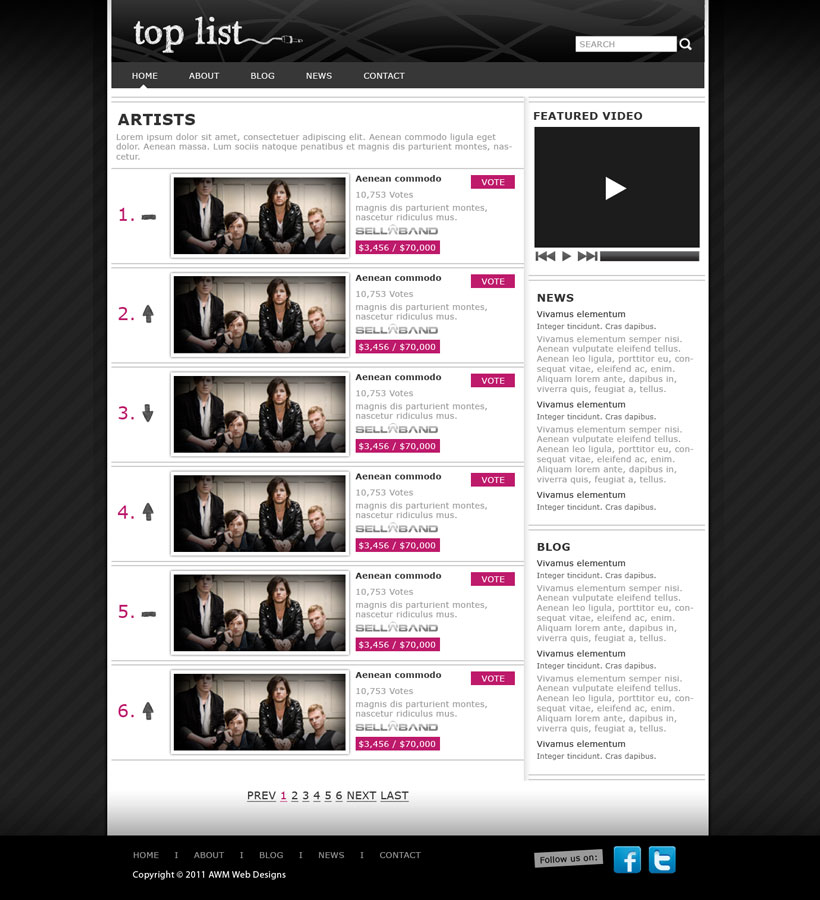 Web Design par Amy84 pour ce projet | Design #291466