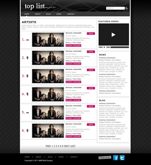 Web Design by Amy84 for this project | Design: #291466