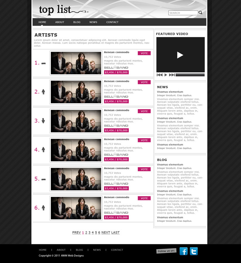 Web Design par Amy84 pour ce projet | Design #291469