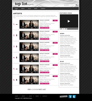 Web Design by Amy84 for this project | Design: #291469