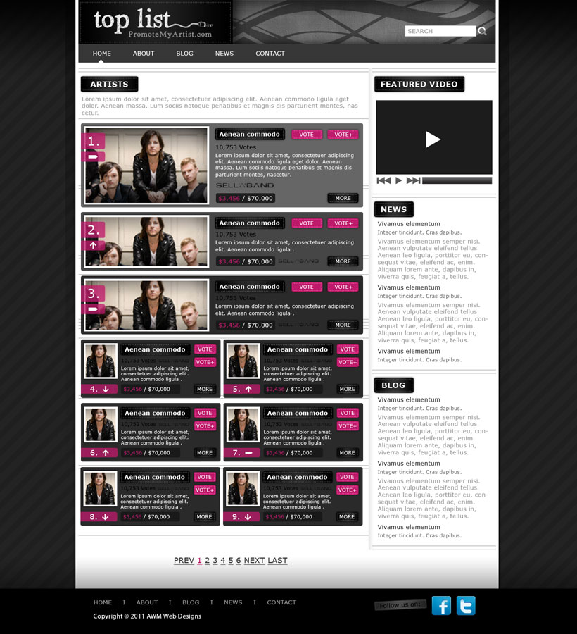 Web Design par Amy84 pour ce projet | Design #295385