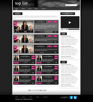 Web Design by Amy84 for this project | Design: #295385
