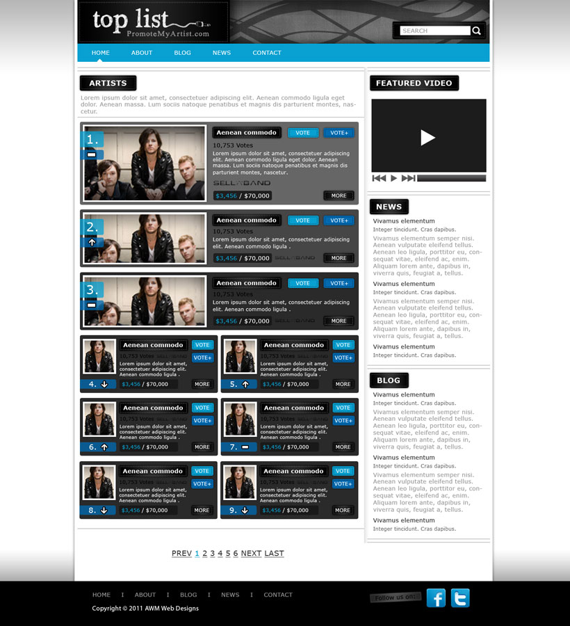 Web Design par Amy84 pour ce projet | Design #295637