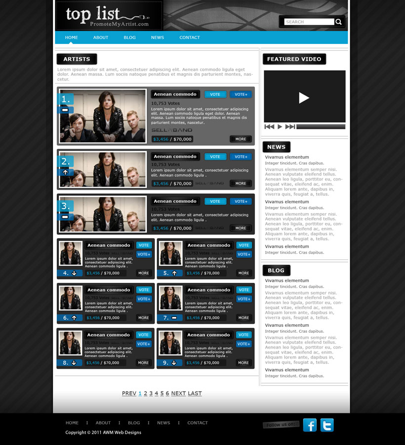 Web Design par Amy84 pour ce projet | Design #295639