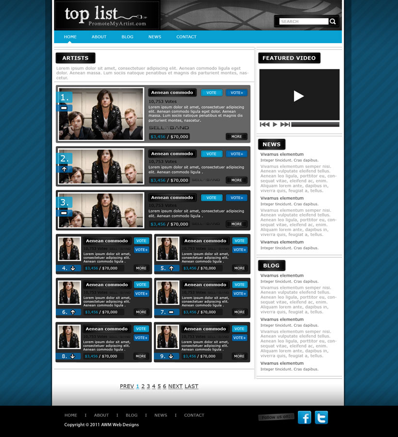 Web Design par Amy84 pour ce projet | Design #295641