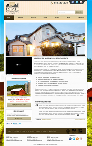 WordPress-Design von Expert Designer für AuctionServices.com, Inc. | Design: #1533380