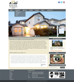 Diseño Wordpress por Tanvir para AuctionServices.com, Inc. | Diseño #1533166