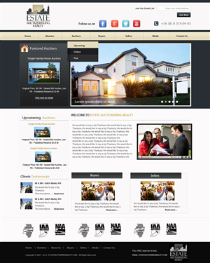 WordPress-Design von Creative X Designs für AuctionServices.com, Inc. | Design: #1545526