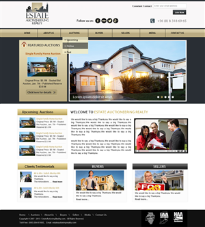 WordPress-Design von Creative X Designs für AuctionServices.com, Inc. | Design: #1548297