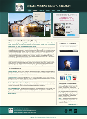 Diseño Wordpress por Risa para AuctionServices.com, Inc. | Diseño #1539440
