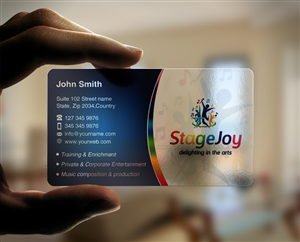 StageJoy business card