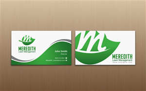 Business Card Design for Lawn Management
